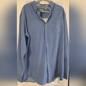 Age Of Wisdom Performance Button Down XXL NWT